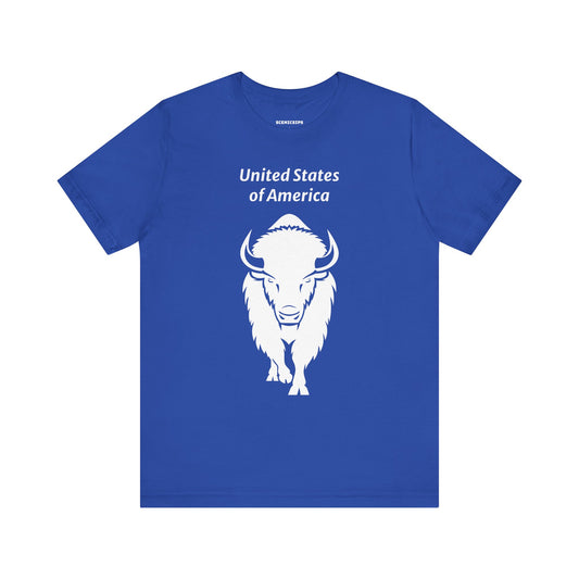 United States of America Bison T-Shirt (Unisex)