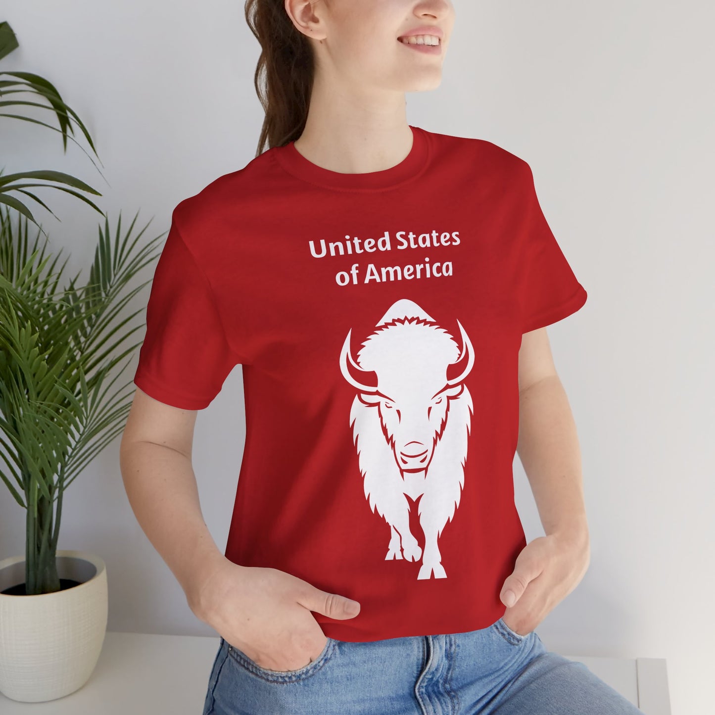 United States of America Bison T-Shirt (Unisex)