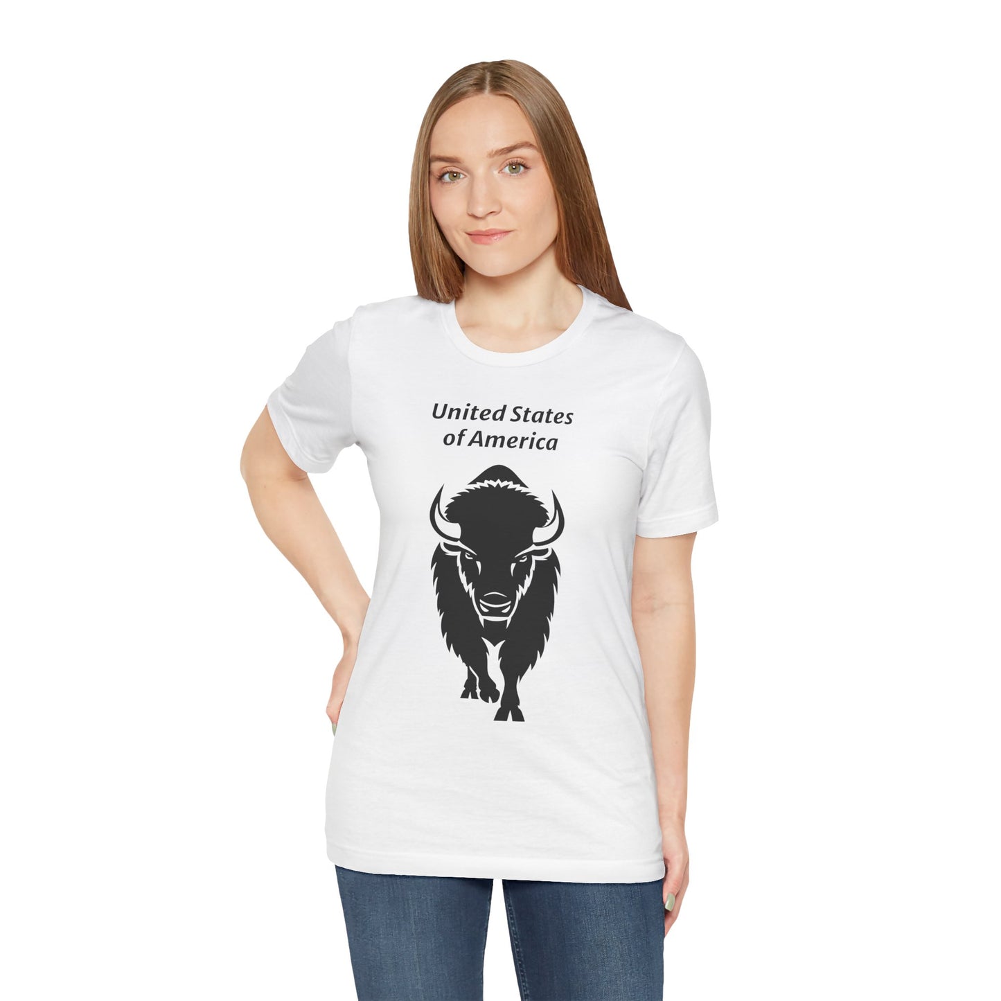 United States of America Bison T-Shirt (Unisex)