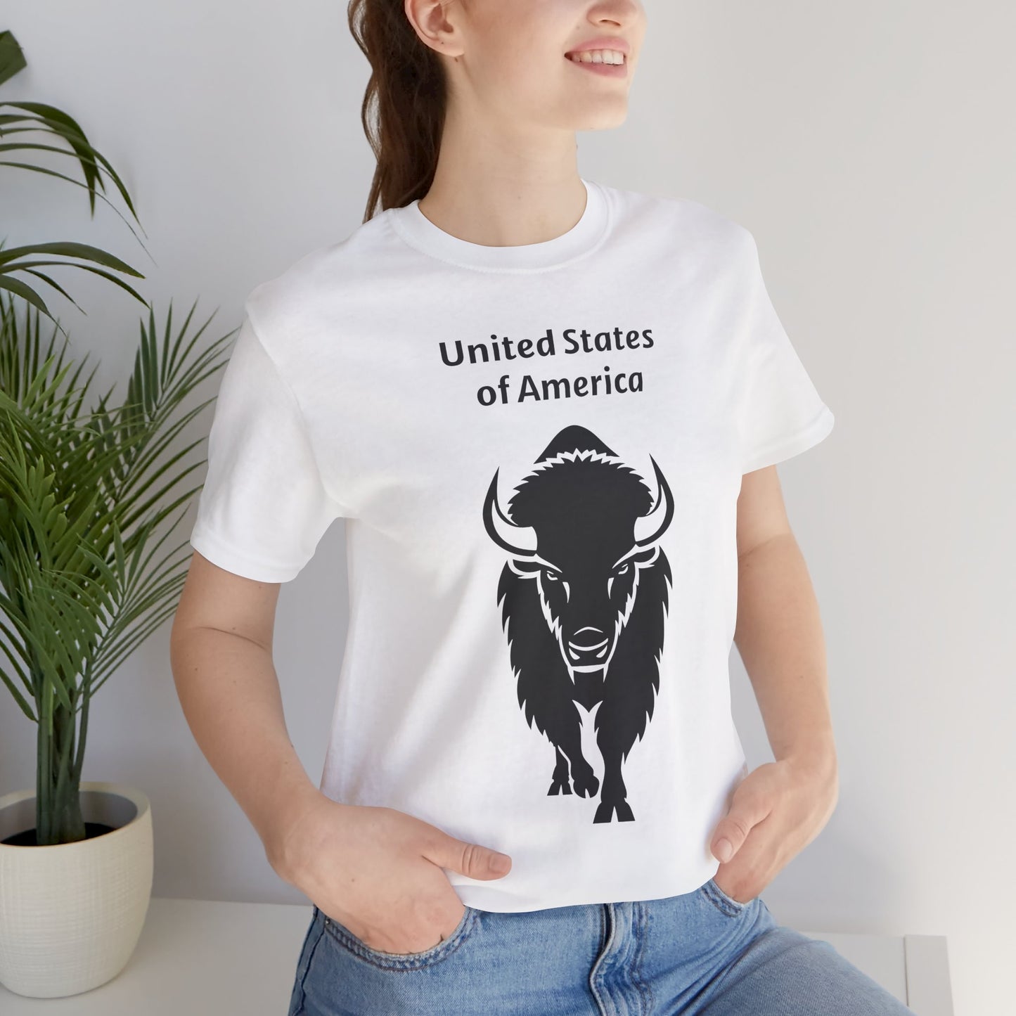 United States of America Bison T-Shirt (Unisex)