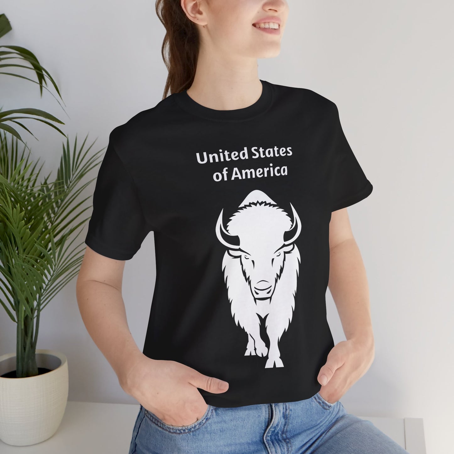 United States of America Bison T-Shirt (Unisex)