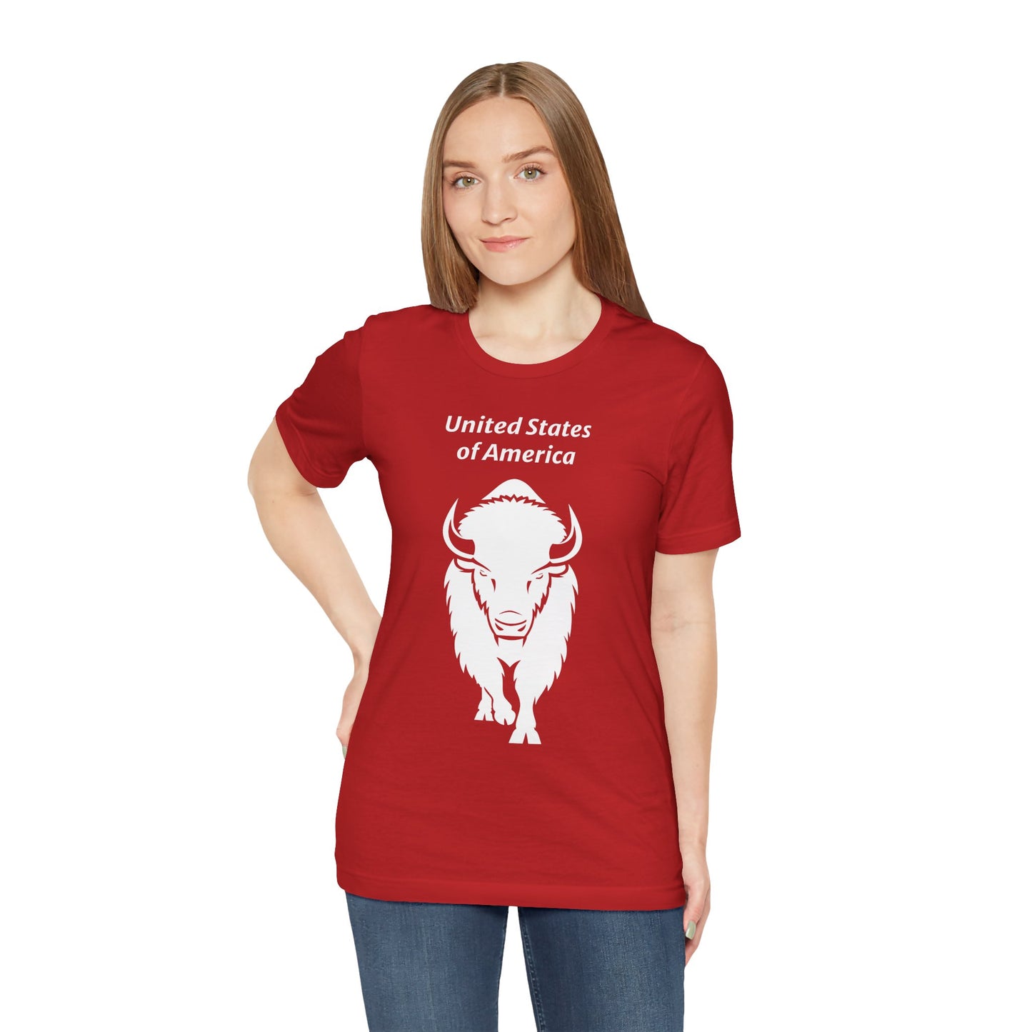 United States of America Bison T-Shirt (Unisex)