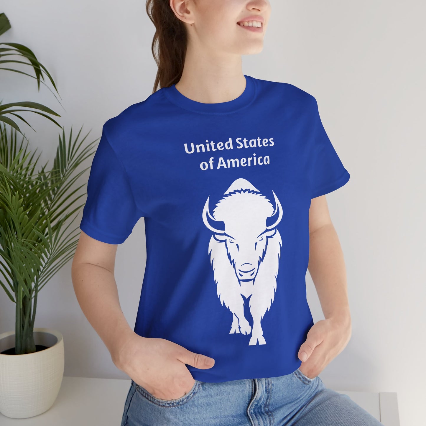 United States of America Bison T-Shirt (Unisex)
